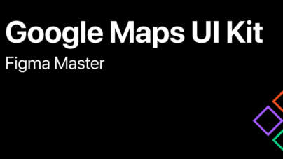 google maps ui kit figma